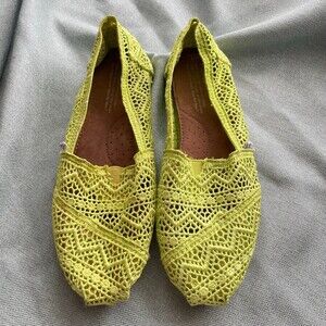 Neon Crochet Toms